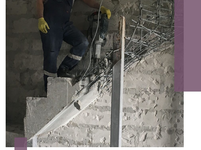 Демонтаж металлических и бетонных лестниц в Нижнем Новгороде