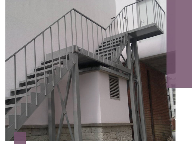 Монтаж пожарных лестниц под ключ в Нижнем Новгороде с гарантией качества