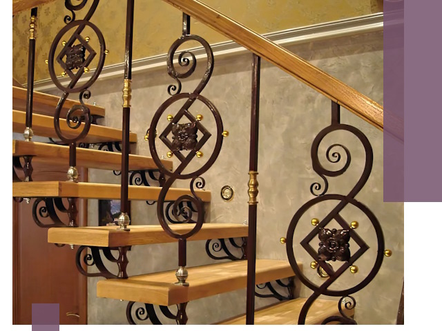 Изготовление кованых лестниц под ключ в Нижнем Новгороде