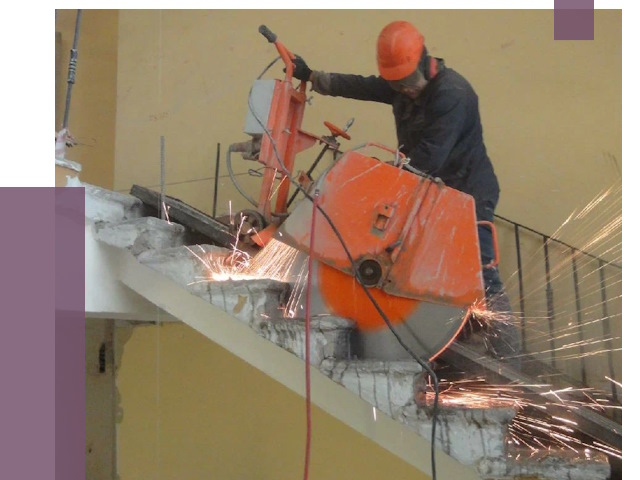 Демонтаж бетонных лестниц в Нижнем Новгороде от 4689 руб. за м2 | ПРОЛЁТ-Ннн