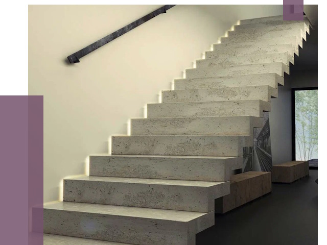 Облицовка бетонных лестниц в Нижнем Новгороде от 4689 руб/м2 
