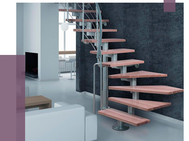 Модульные лестницы в Нижнем Новгороде от 17195 руб. — купить в ПРОЛЁТ-Ннн