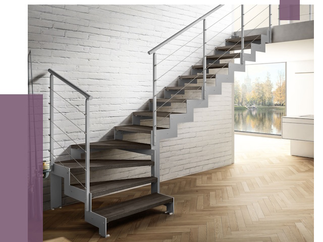 Г-образные лестницы под ключ в Нижнем Новгороде от 37776 руб. | ПРОЛЁТ-Ннн