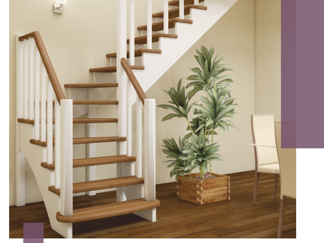 Г-образные лестницы под ключ в Нижнем Новгороде — изготовление и монтаж