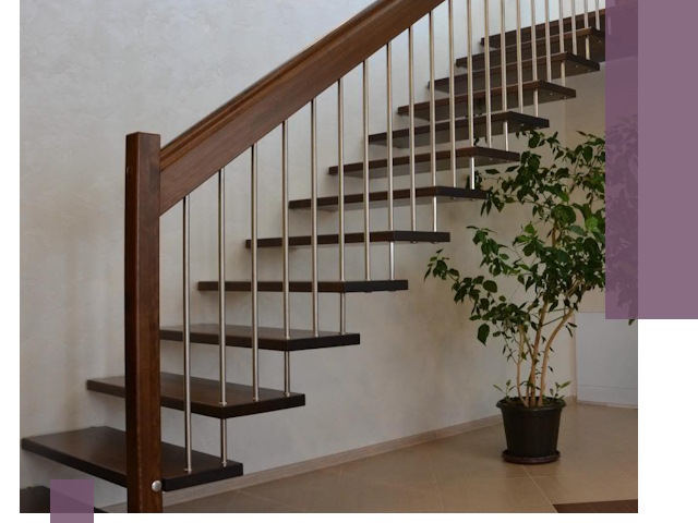 Лестницы на больцах под ключ в Нижнем Новгороде – изготовление и монтаж