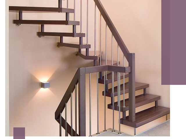 Изготовление лестниц на больцах в Нижнем Новгороде под ключ