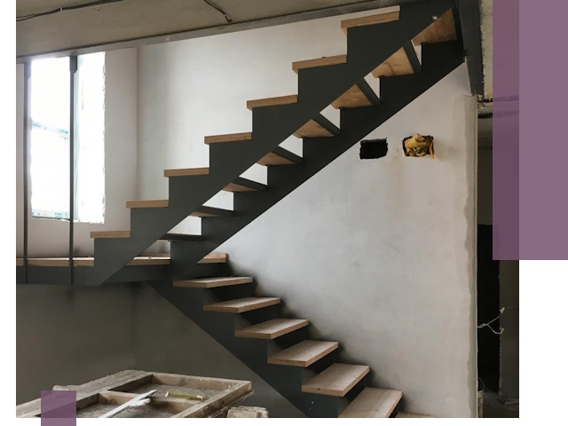 Изготовление лестниц на металлокаркасе в Нижнем Новгороде от производителя