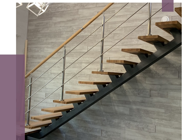 Изготовление лестниц на монокосоуре в Нижнем Новгороде от 77636 руб. 