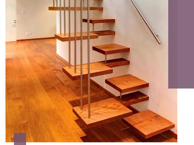 Лестницы «гусиный шаг» на заказ в Нижнем Новгороде для узких пространств