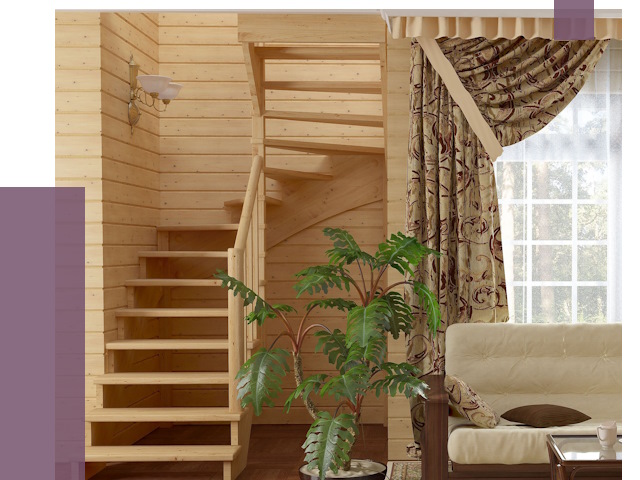 Лестницы для дачи в Нижнем Новгороде от 77376 руб.  | ПРОЛЁТ-Ннн