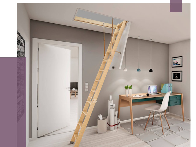 Чердачные лестницы в Нижнем Новгороде — от 14850 руб. | ПРОЛЁТ-Ннн