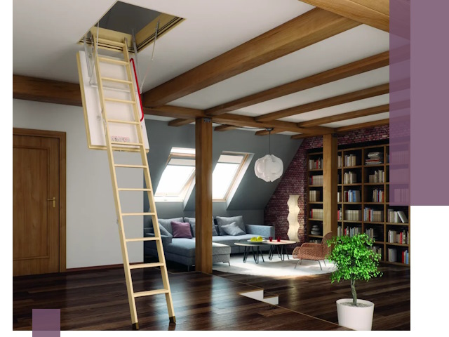 Чердачные лестницы под ключ в Нижнем Новгороде: изготовление и монтаж