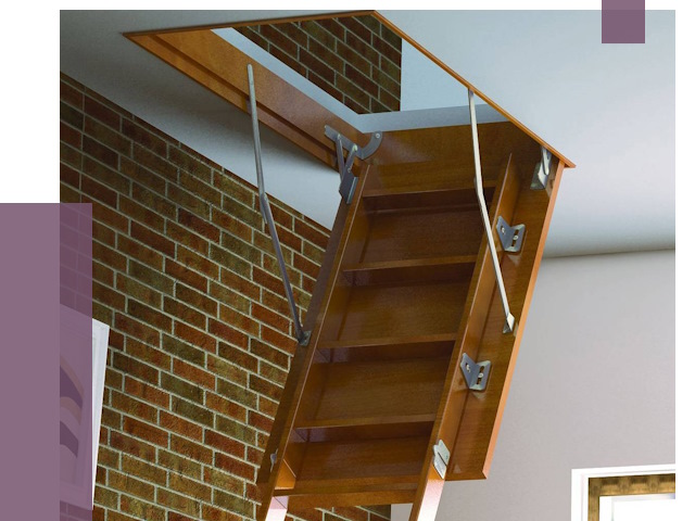 Установка чердачной лестницы в Нижнем Новгороде от 7972 руб. | ПРОЛЁТ-Ннн