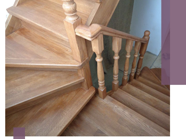 Дубовые лестницы под ключ в Нижнем Новгороде: изготовление и монтаж