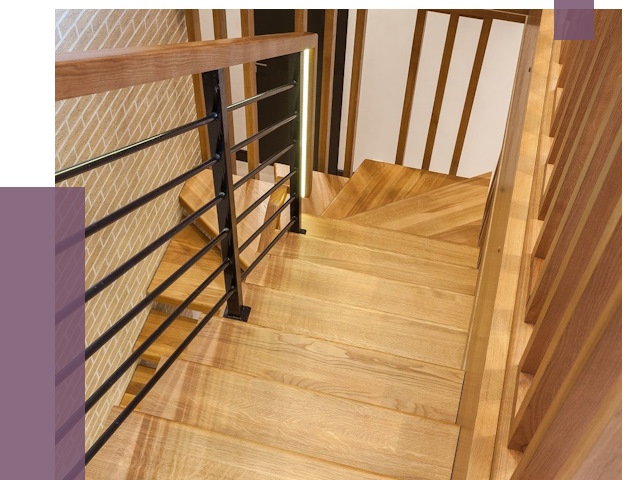 Лестницы из ясеня в Нижнем Новгороде под ключ от 10213 руб. 