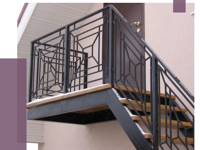 Металлические перила в Нижнем Новгороде от 4377 руб.  | ПРОЛЁТ-Ннн