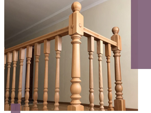 Деревянные перила на заказ в Нижнем Новгороде: монтаж и изготовление