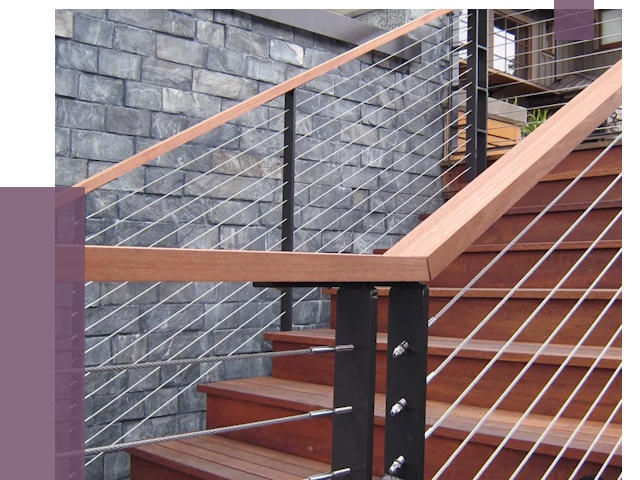 Тросовые перила под ключ в Нижнем Новгороде от 7920 руб. 