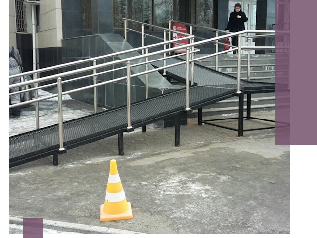 Стационарные пандусы под ключ в Нижнем Новгороде — изготовление и монтаж