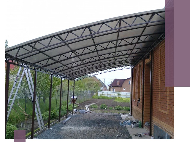 Профессиональный монтаж навесов под ключ в Нижнем Новгороде