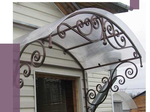 Изготовление козырьков в Нижнем Новгороде от 7503 руб. — заказать | ПРОЛЁТ-Ннн