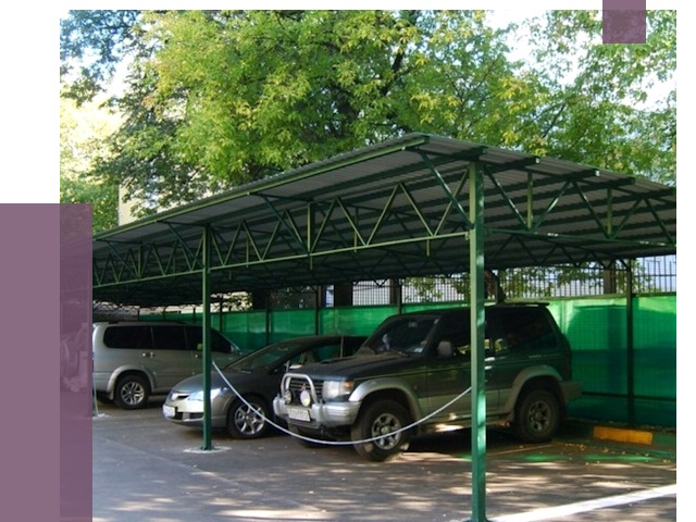 Навесы для парковки в Нижнем Новгороде от 81805 руб. заказать | ПРОЛЁТ-Ннн