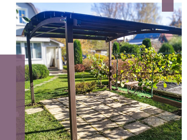 Навесы для дачи в Нижнем Новгороде от 12974 руб. под ключ — ПРОЛЁТ-Ннн