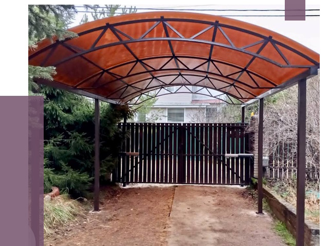 Арочные навесы в Нижнем Новгороде от 12974 руб. — изготовление и монтаж | ПРОЛЁТ-Ннн