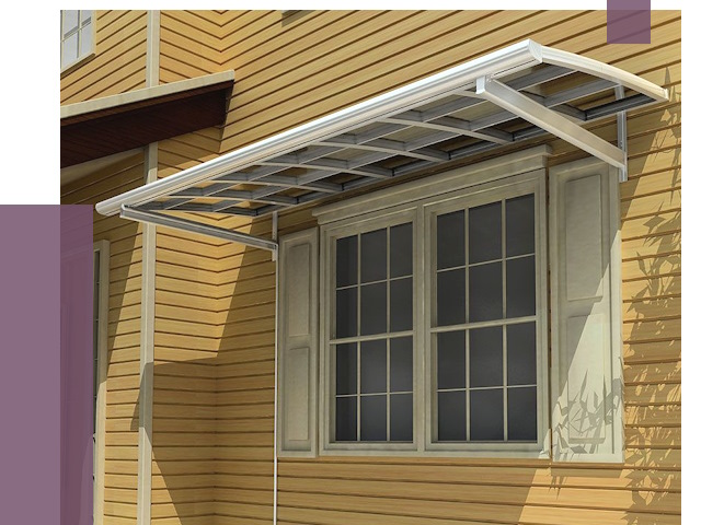 Козырьки над окнами в Нижнем Новгороде от 7764 руб. — монтаж, покупки | ПРОЛЁТ-Ннн