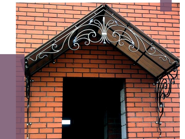 Металлические козырьки в Нижнем Новгороде от 10890 руб. 