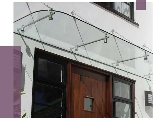 Стеклянные козырьки в Нижнем Новгороде от 19279 руб. | ПРОЛЁТ-Ннн