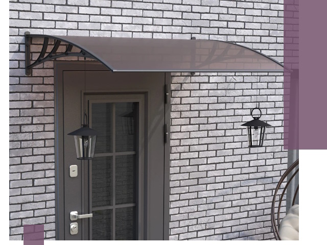 Недорогие козырьки и навесы под ключ в Нижнем Новгороде