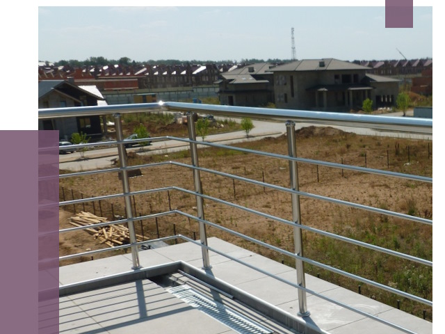 Парапеты из нержавеющей стали в Нижнем Новгороде от 8128 руб. за м² | ПРОЛЁТ-Ннн