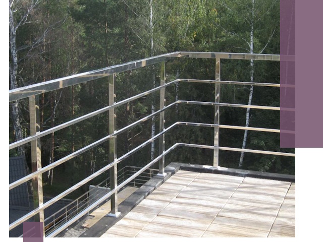 Парапеты из нержавеющей стали в Нижнем Новгороде — изготовление и монтаж