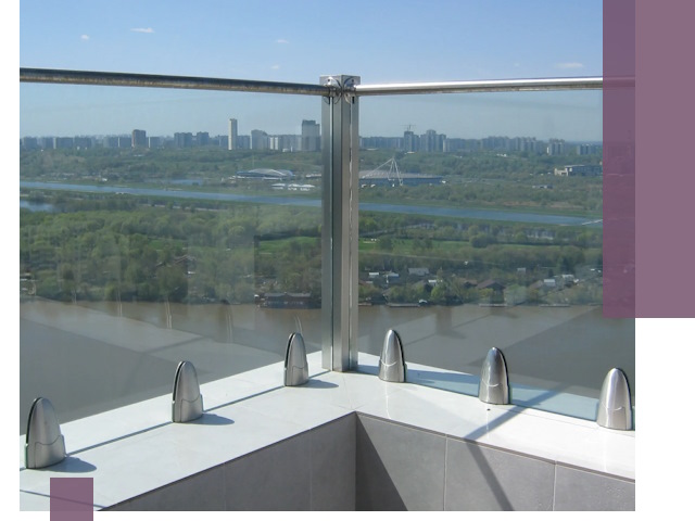 Стеклянные парапеты премиум класса в Нижнем Новгороде для домов и бизнесов