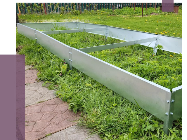 Металлические бордюры для грядок в Нижнем Новгороде от 1824 руб. 