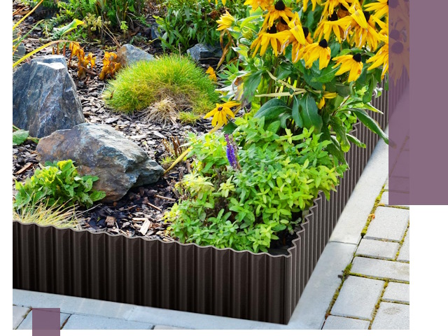 Металлические бордюры для клумб в Нижнем Новгороде — производство и монтаж