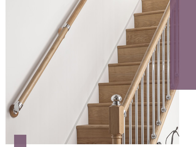 Пристенные поручни из стали и нержавейки под монтаж в Нижнем Новгороде